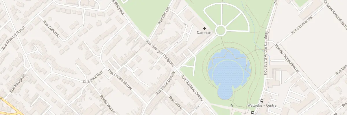 Plan du 8 Rue Georges Philippot à Wattrelos