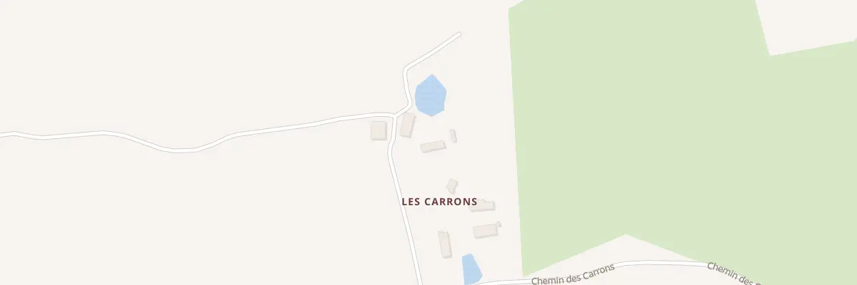 Plan du 5107 Les Carrons à Coulandon