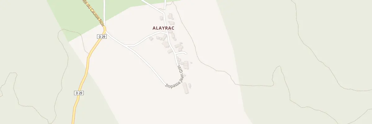 Plan du 5126A Alayrac à Peyreleau