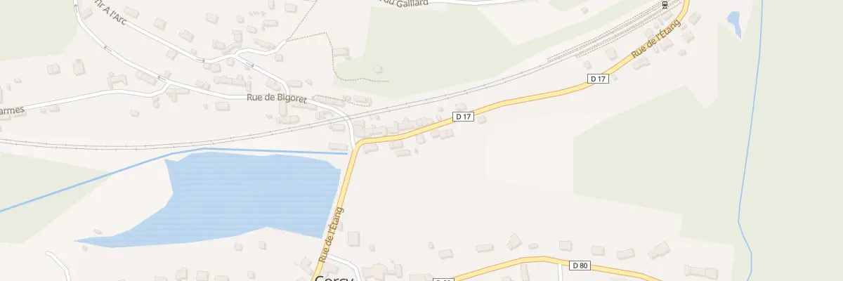 Plan du 8 Rue de l’Etang à Corcy