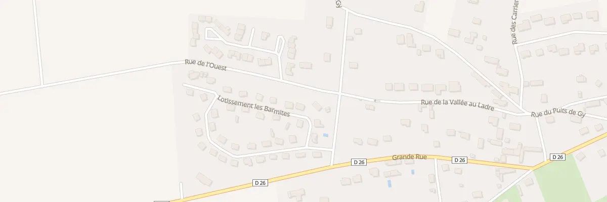 Plan du 8 Lot les Barmites à Nailly
