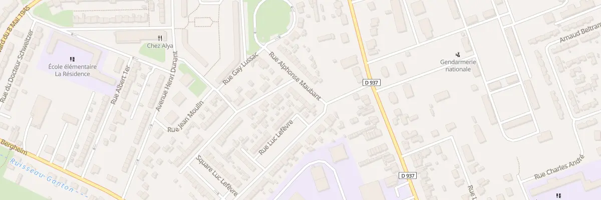 Plan du 9 Rue Alphonse Maubant à Chauny
