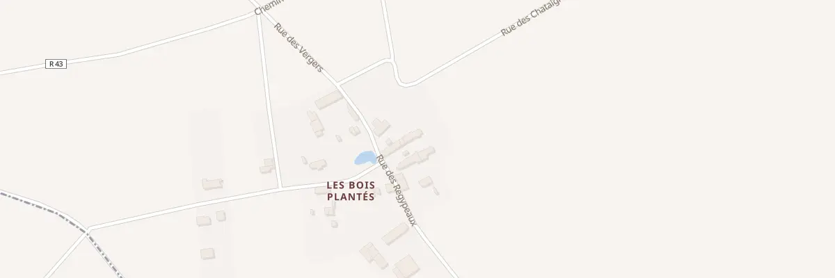 Plan du 3 Rue des Regypeaux à Collemiers