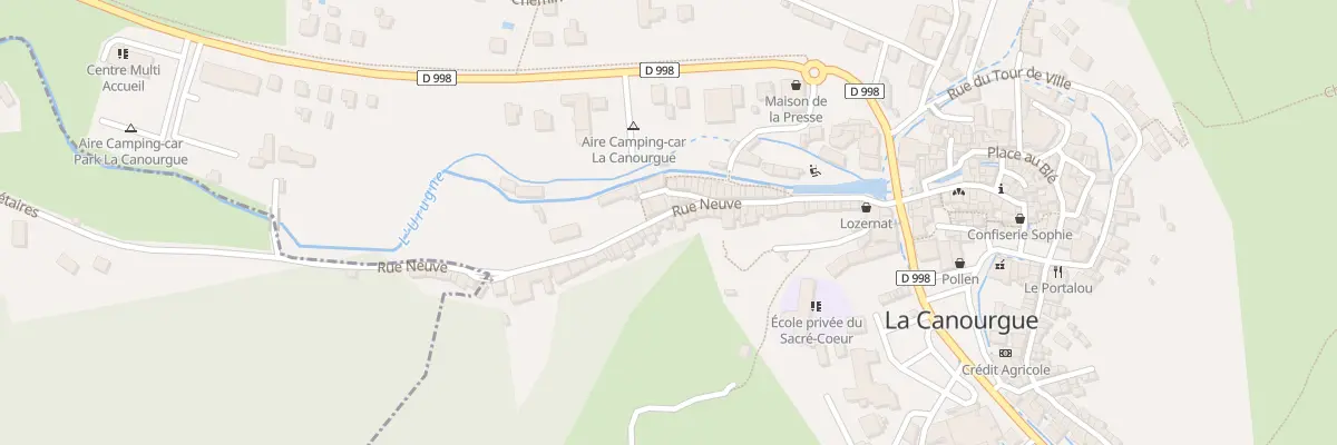 Plan du 53 Rue Neuve à La Canourgue