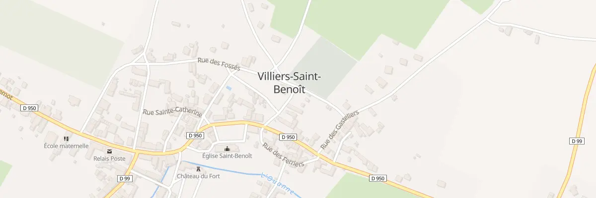 Plan du 5000F Rue des Trois Croix à Villiers-Saint-Benoît