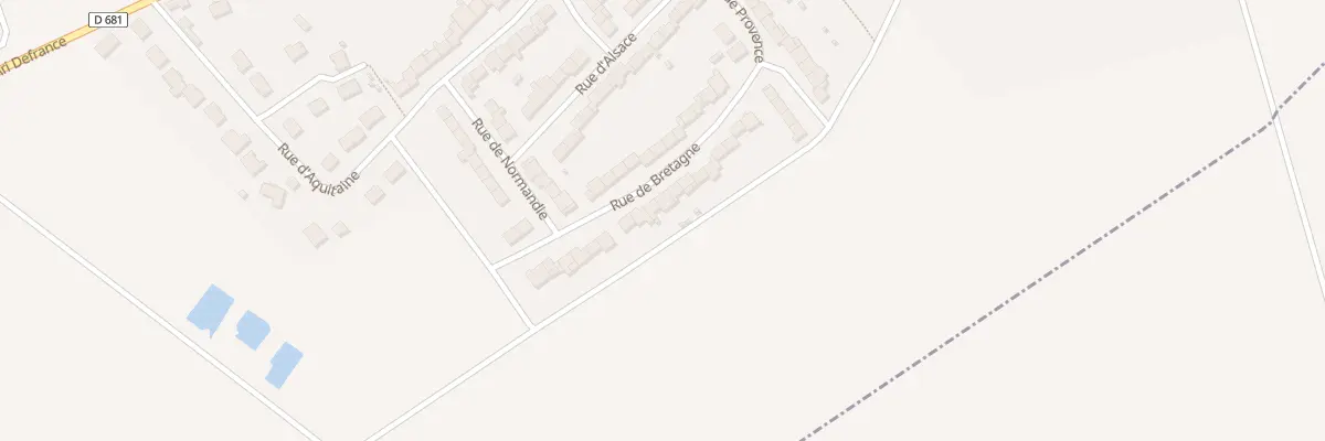 Plan du 20 Rue de Bretagne à Holnon