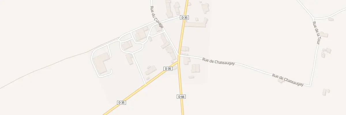 Plan du 10 Rue du Cuvage à Étroussat
