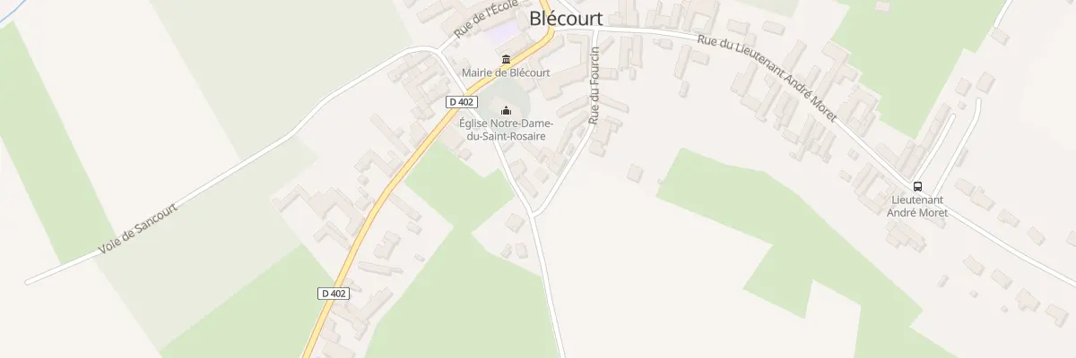 Plan du 8B Rue du Fourcin à Blécourt