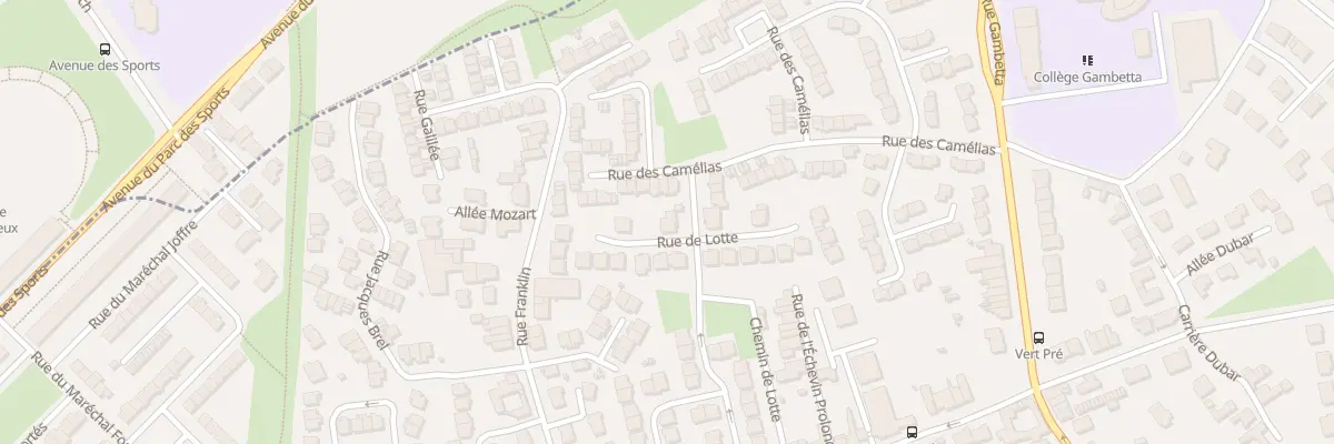 Plan du 40 Rue Lotte à Lys-lez-Lannoy