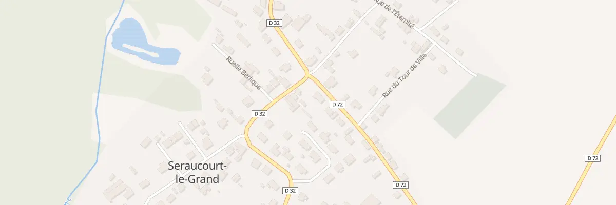Plan du 2 Rue Henri Poizot à Seraucourt-le-Grand