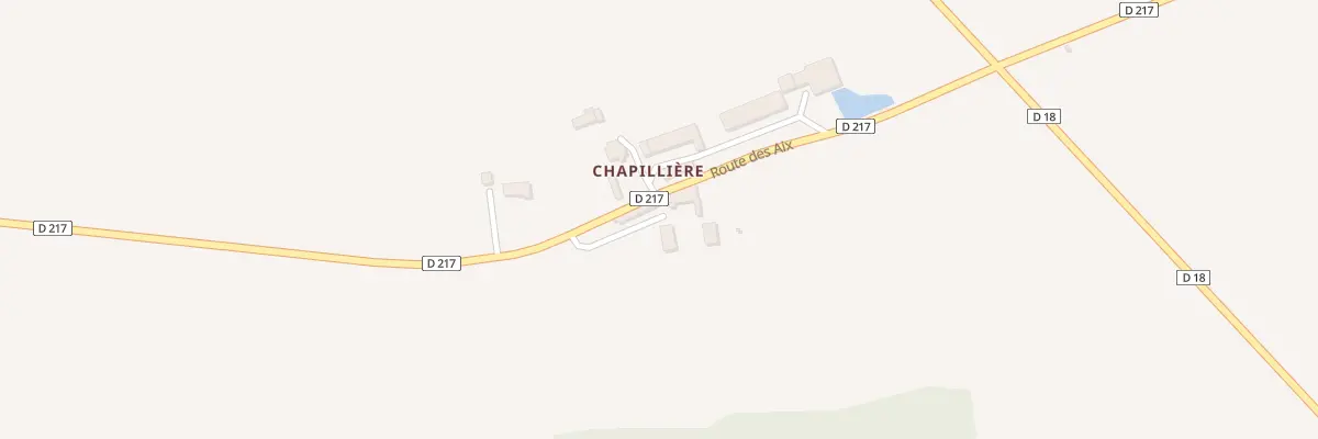 Plan du 5036 Chapillere à Meillard