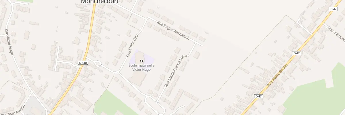 Plan du 11 Rue Marie France Lucas à Monchecourt