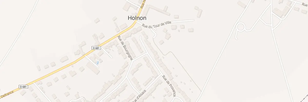 Plan du 14 Rue de Provence à Holnon