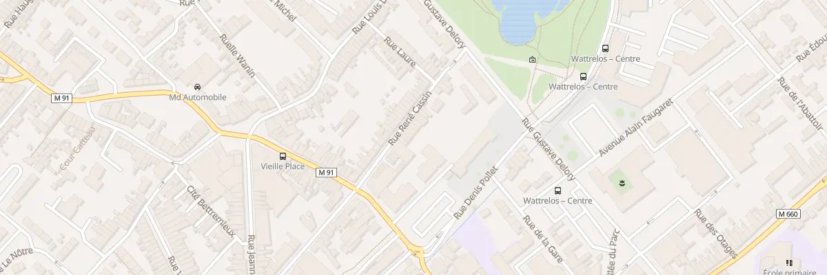 Plan du 24 Rue René Cassin à Wattrelos