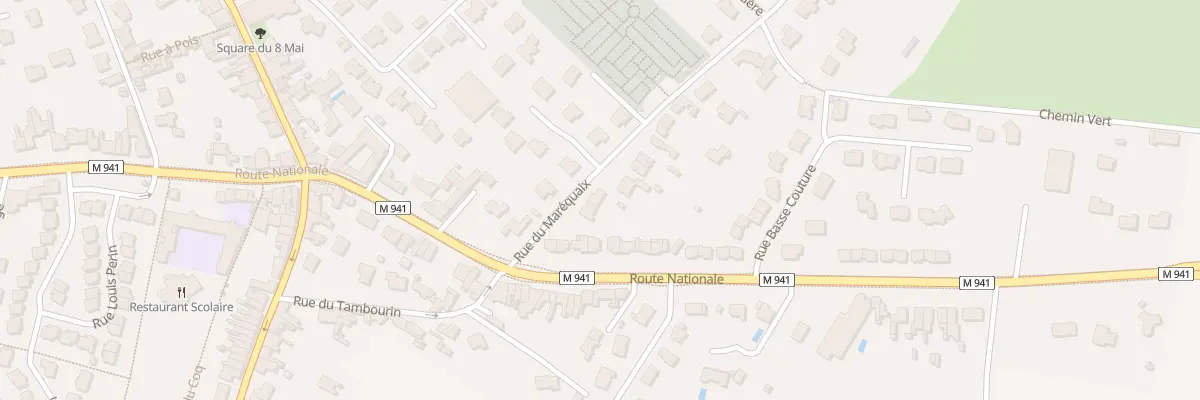 Plan du 4 Rue du Marequaix à Chéreng