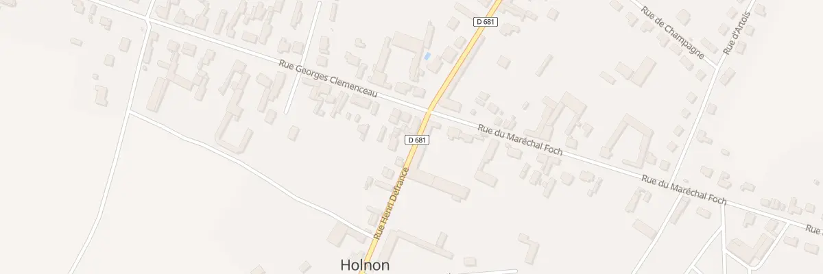 Plan du 1 Rue Henri Defrance à Holnon