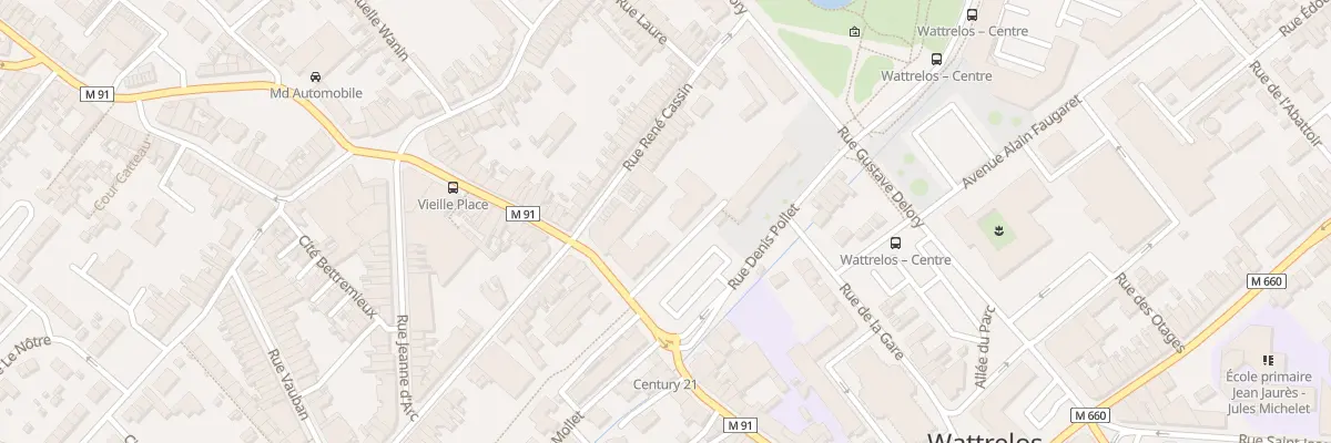 Plan du 58 Rue Pierre Catteau à Wattrelos