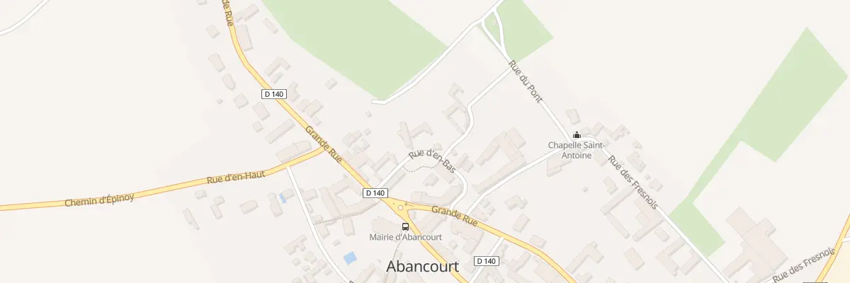Plan du 5 Rue d’En Bas à Abancourt