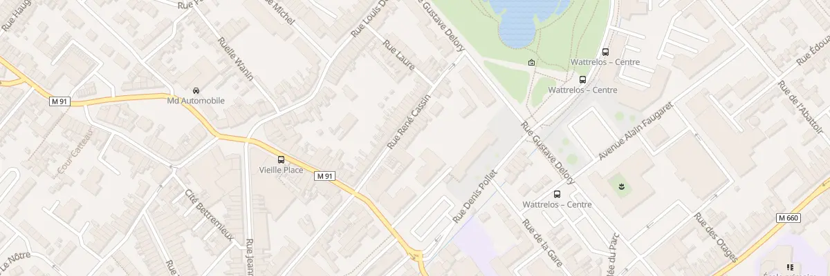 Plan du 26 Rue René Cassin à Wattrelos