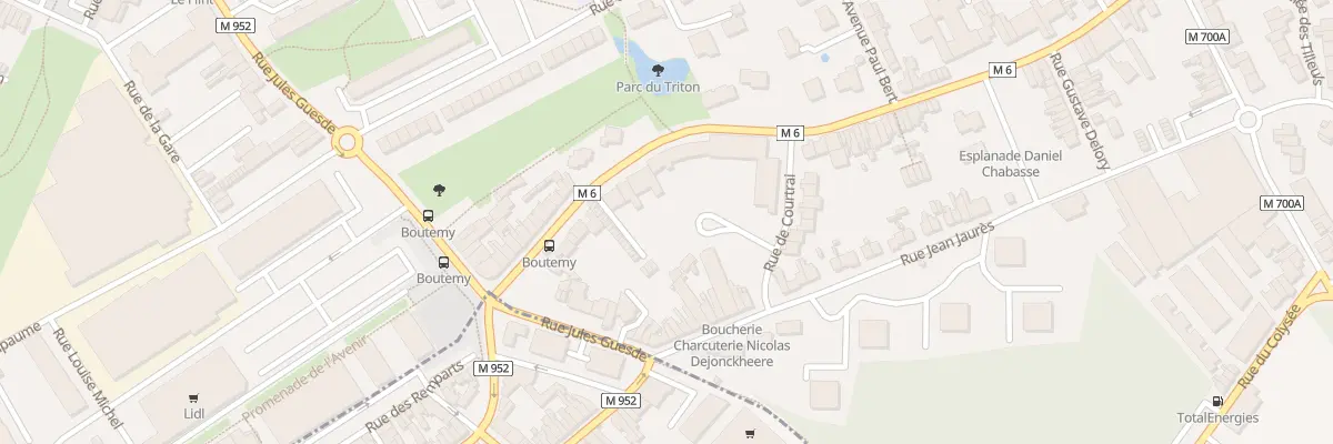 Plan du 4 Rue J B Lebas à Lys-lez-Lannoy