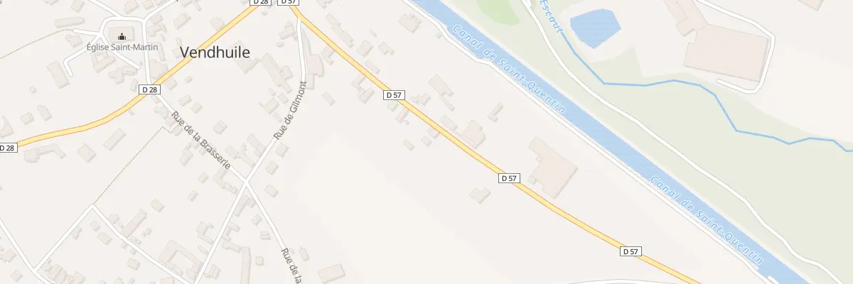 Plan du 12 Rue du Câtelet à Vendhuile