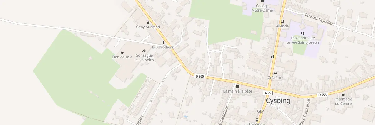 Plan du 210 Rue Jean-baptiste Lebas à Cysoing