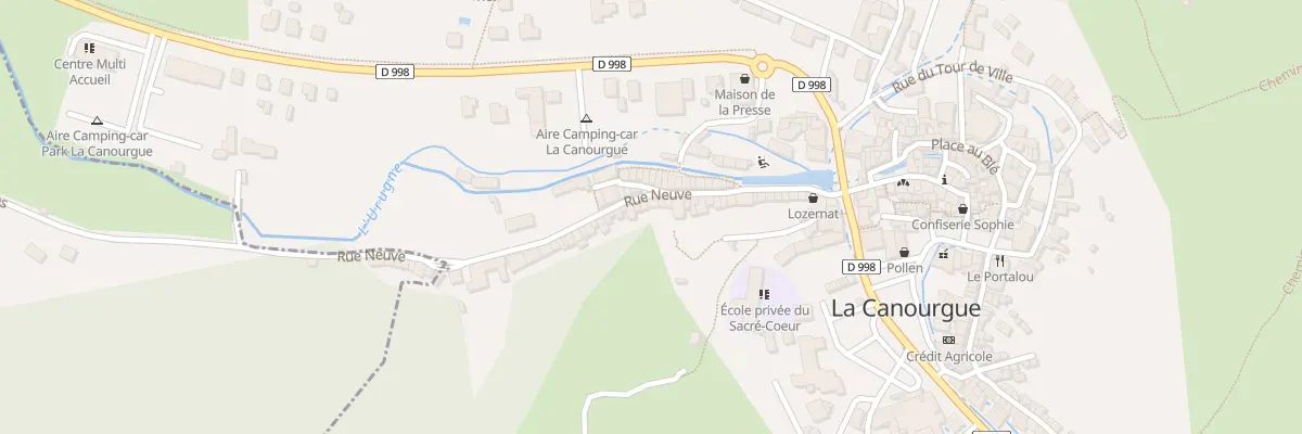 Plan du 45 Rue Neuve à Esclanèdes
