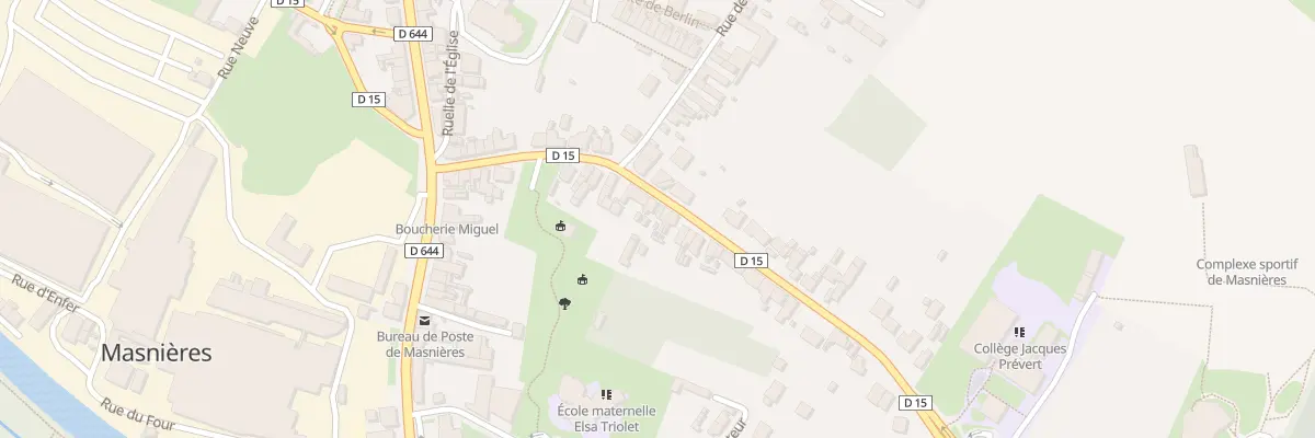 Plan du 26 Rue de Crèvecoeur à Masnières