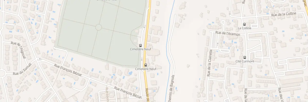 Plan du 170 Rte de Corneilhan à Béziers