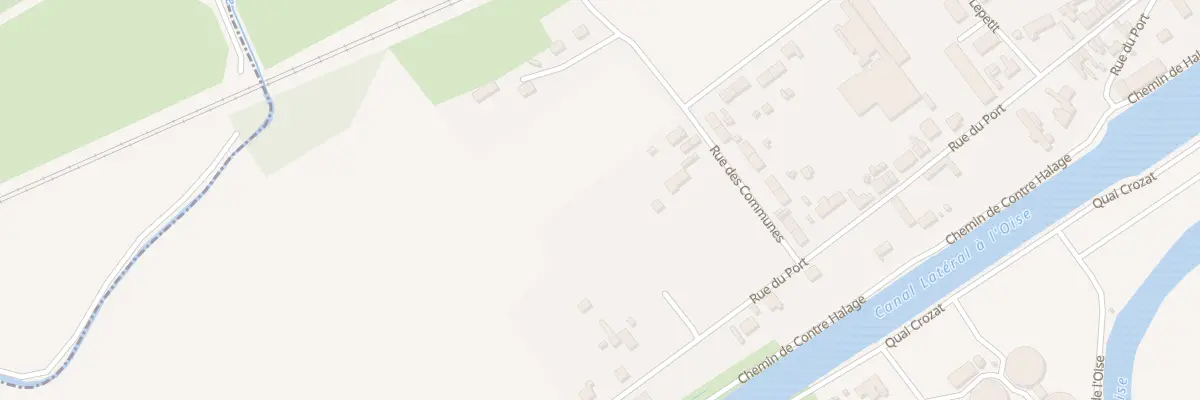 Plan du 12 Rue des Communes à Chauny