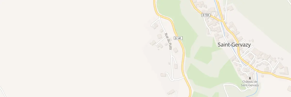 Plan du 5200 Derriere Les Garennes à Saint-Gervazy