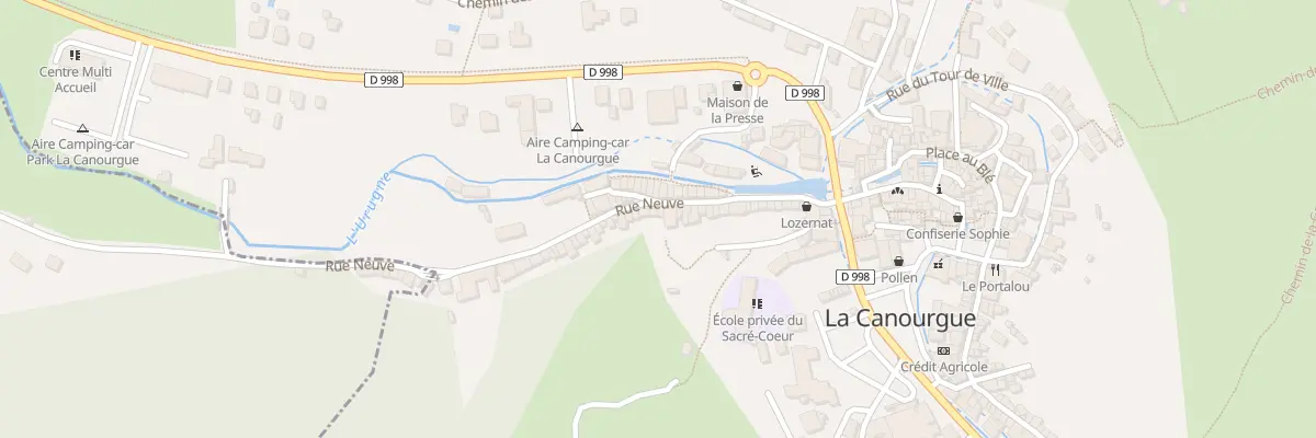 Plan du 41 Rue Neuve à La Canourgue
