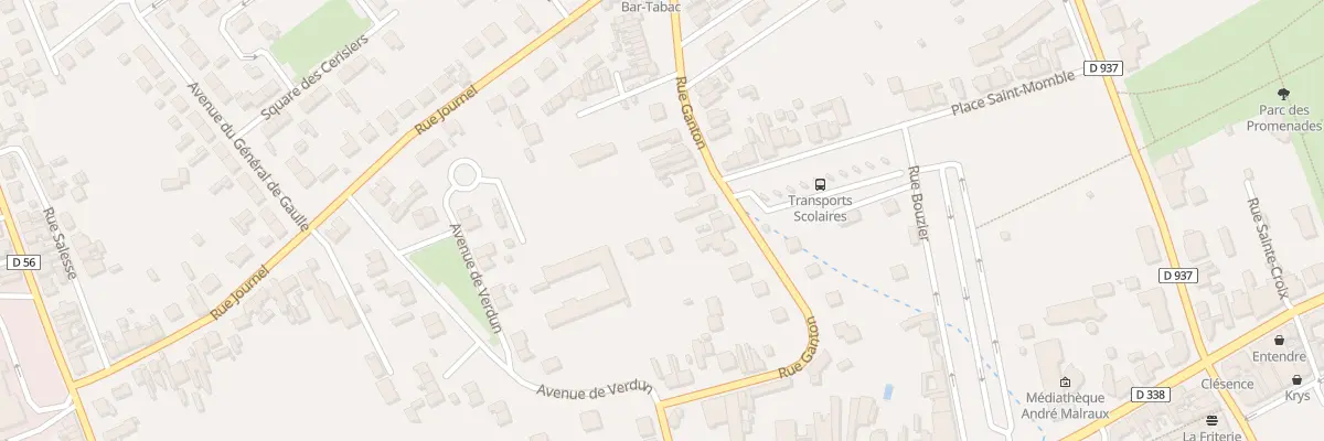 Plan du 31 Rue Ganton à Chauny