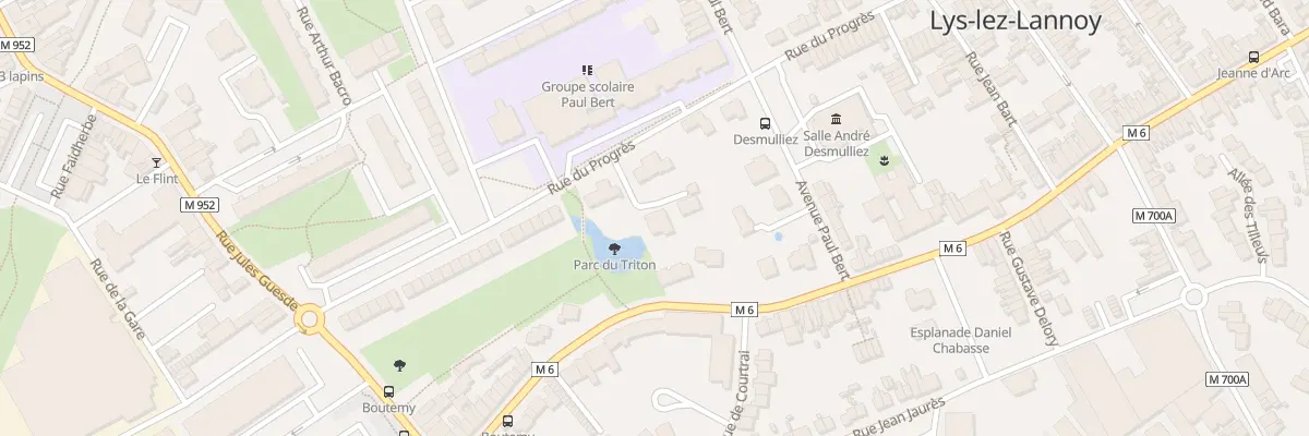 Plan du 57T Rue du Progrès à Lys-lez-Lannoy