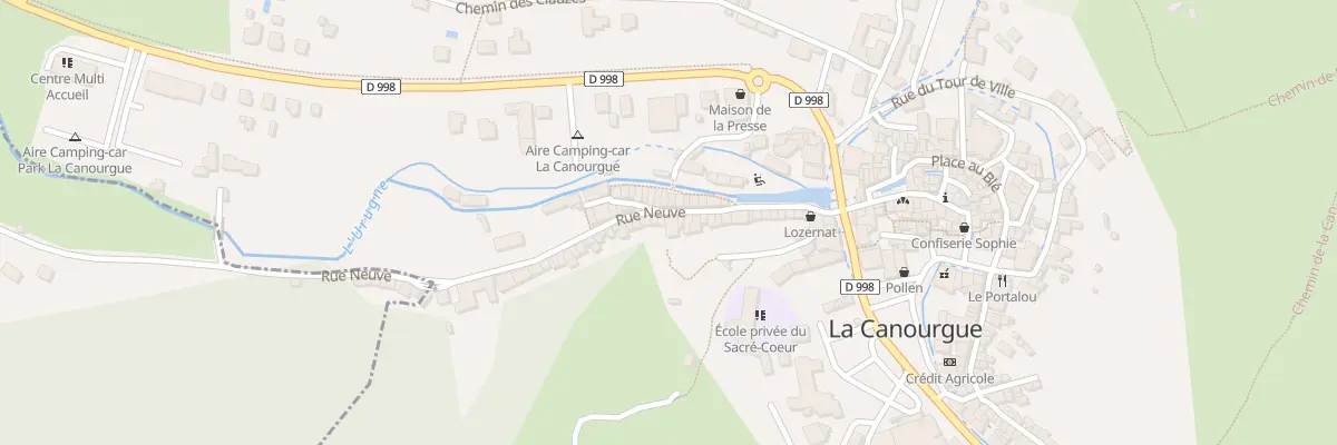Plan du 39 Rue Neuve à La Canourgue