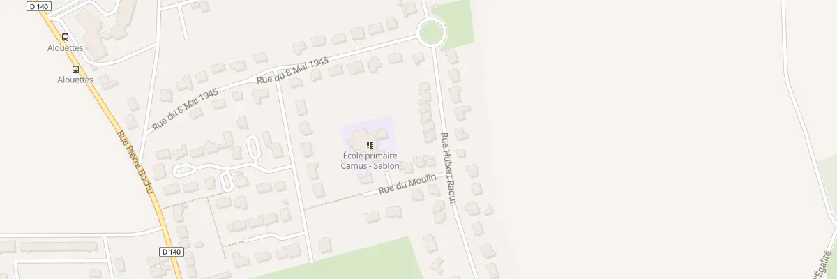 Plan du 59 Rue Hubert Raout à Féchain