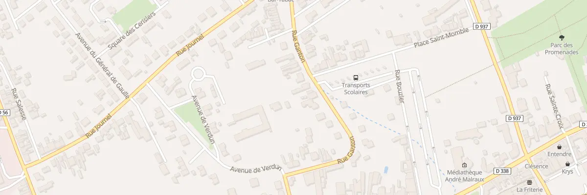 Plan du 29 Rue Ganton à Chauny