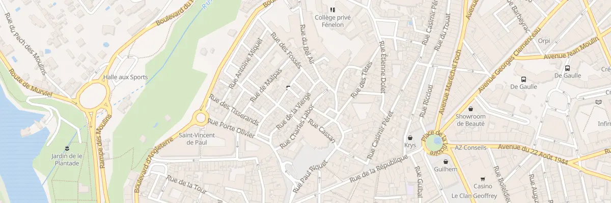 Plan du 29 Rue Charles Labor à Béziers