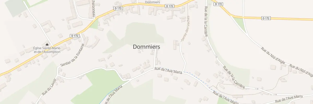 Plan du 8 Imp de la Rochelle à Dommiers