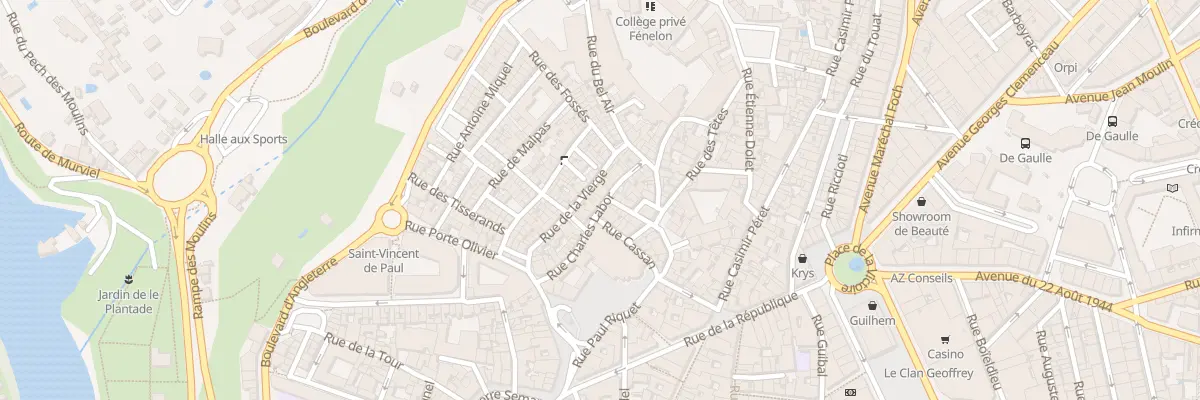 Plan du 27 Rue Charles Labor à Béziers