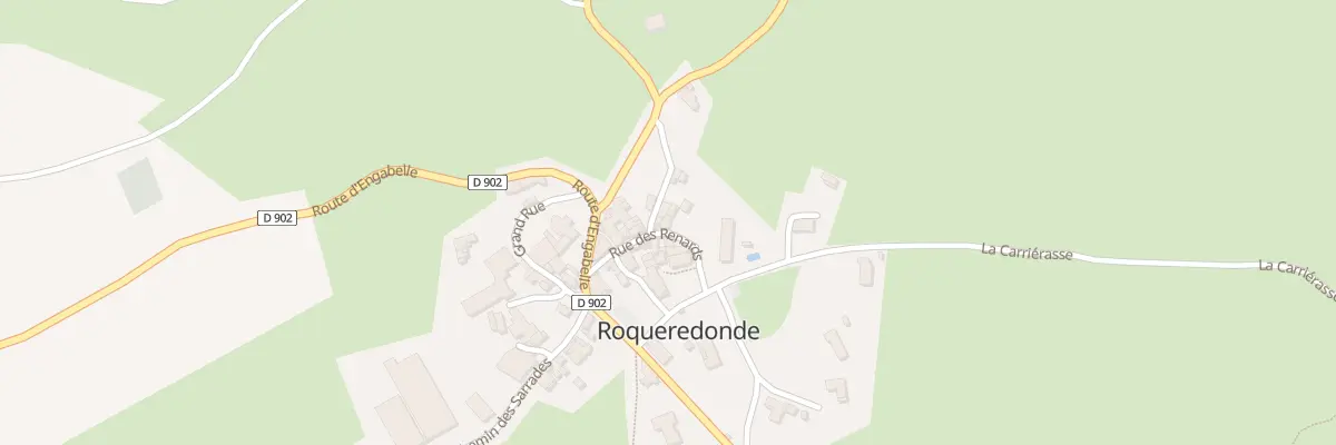 Plan du 7 Rue des Renards à Roqueredonde