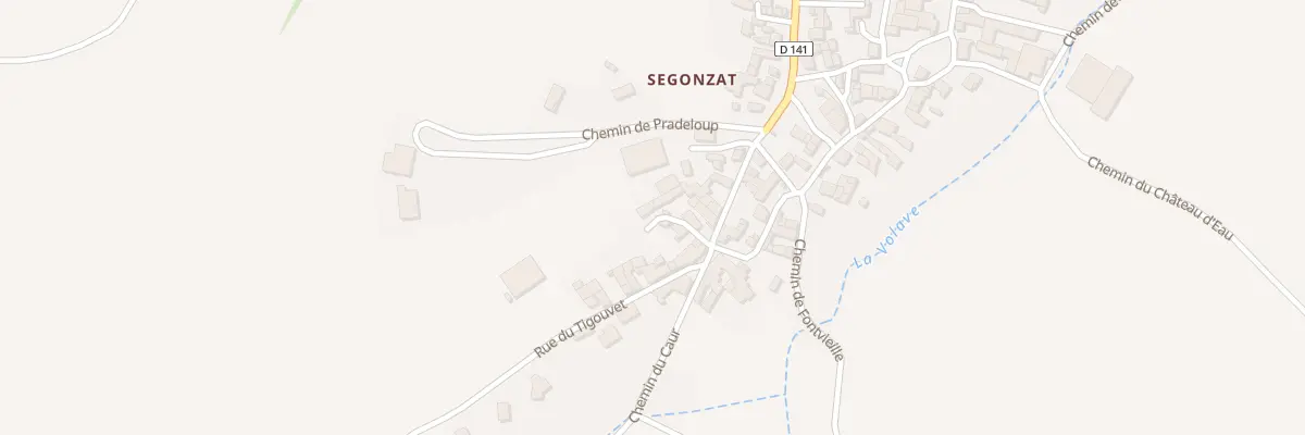 Plan du 5006 Imp des Sagnes Segonzat à Saint-Gervazy