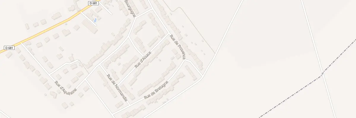 Plan du 21T Rue de Provence à Holnon