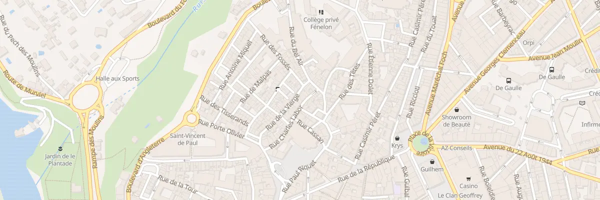 Plan du 31 Rue Charles Labor à Béziers