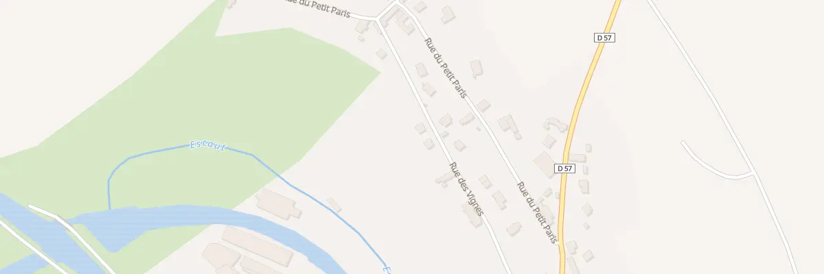 Plan du 17 Rue des Vignes à Vendhuile