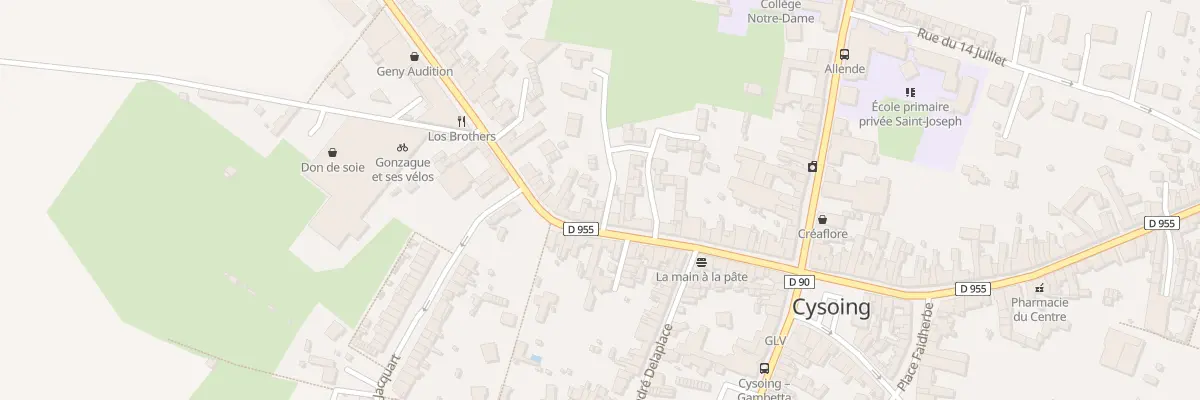 Plan du 156 Rue Jean-baptiste Lebas à Cysoing