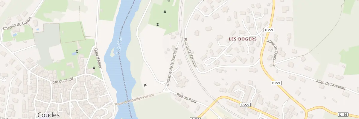 Plan du 8 Imp de la Barrière à Parent