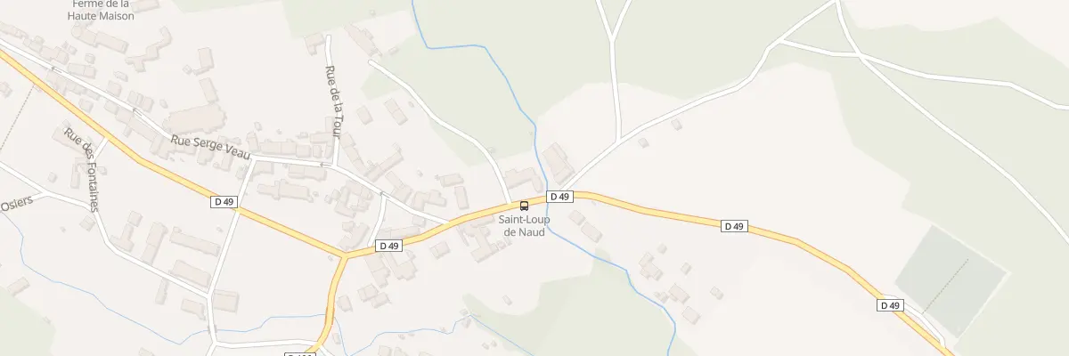 Plan du 2B Rue de Rozay - En Brie à Saint-Loup-de-Naud