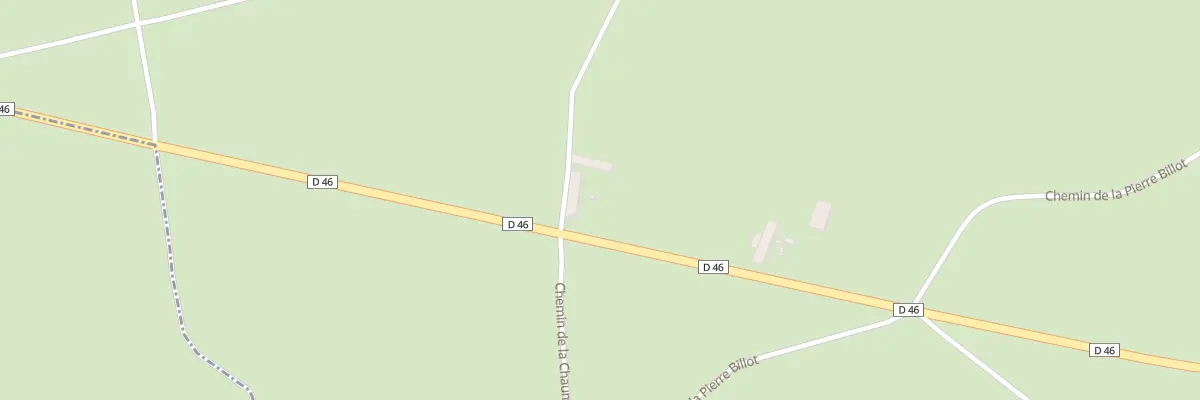 Plan du 100 Rte de Montmarault à Bransat