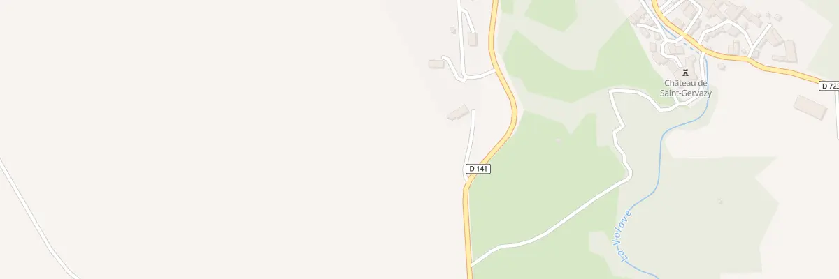 Plan du 5001 Croix du Carton à Saint-Gervazy